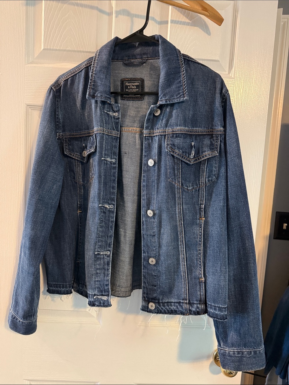 Abercrombie & Fitch Women’s Dark Blue Denim Jacket